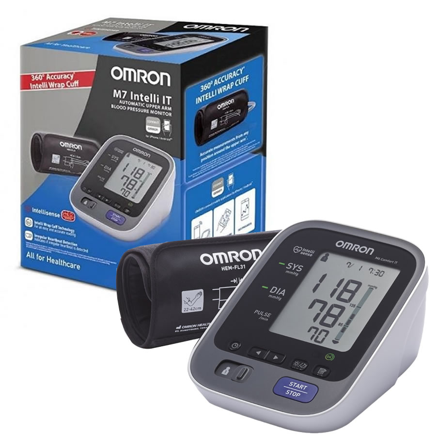 OMRON M7 IT misuratore da braccio per il controllo della pressione