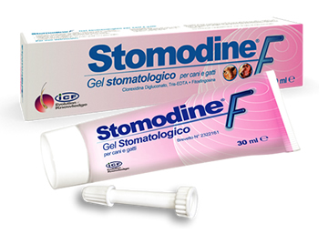 stomodine F gel per denti e gengive di cani e gatti con fitosfingosina 30 ml.