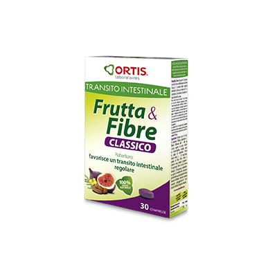 frutta e fibre classico integratore per il transito intestinale 30 compresse