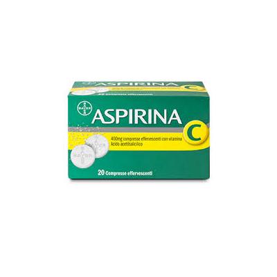 BAYER Aspirina C 400 mg+240 mg Acido Acetilsalicilico 10 compresse effervescenti