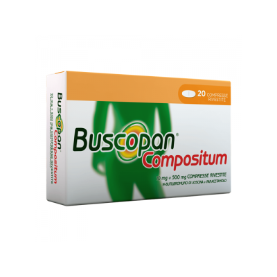 buscopan compositum 10mg+500mg antispatico 20 compresse rivestite