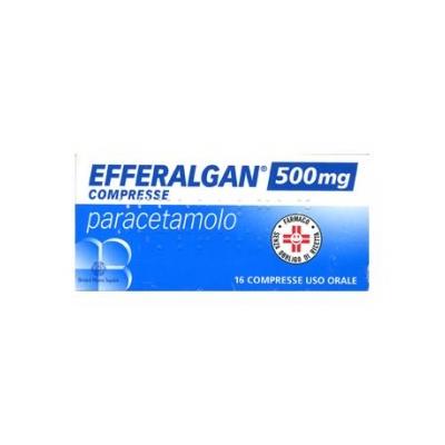 EFFERALGAN 500 mg Paracetamolo 16 compresse